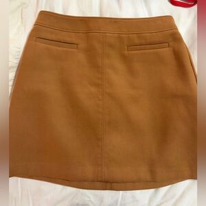 LOFT Outlet Tan Mini Skirt Size 12